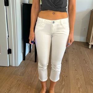 Rewind White Cropped Jeans